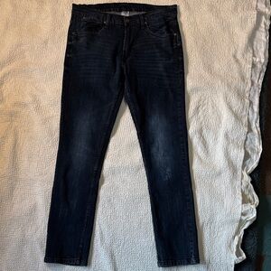 Paper Denim & Cloth Dark Indigo Wash Jeans, Stretch, Straight Leg, 32 x 30, NWOT